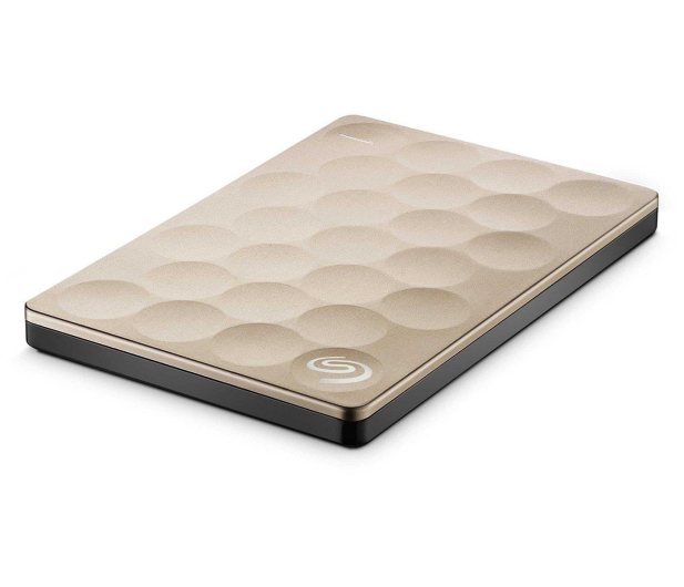 SEAGATE BACKUP PLUS Ultra Slim STEH2000201 2TB USB3.0 Gold - 295824 - zdjęcie 2